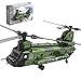 QLJBFU Chinook Kit di Costruzione per Aereo da Trasporto Medio, 1622 Pezzi Building Block per Elicottero, Set di Giocattoli per Costruzioni Aeree, Compatibile con Legos