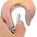 VALICLUD Alloy Steel Lifting Hook with Safety Latch Heavy Duty Cargo Hook for Secure Weight Lifting and Hoisting Industrial Grade Forged for Rigging and Load Handling