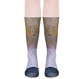 GAZIL Calcetines Divertidos con Estampado de Herradura, Calcetines Pata Animal con Diseño Realista Casco Caballo, Elásticos y Cómodos, Regalo para Amantes de los Caballos