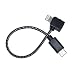Produktbild Tineer Nylon geflochtene PVC Micro USB Android USB / Type C USB / IOS Kabel Datenkabel für DJI Spark / Mavic Pro / Mavic Air/Mavic 2 Zoom/Pro Tablet OTG Handy (Lightning USB 15cm for IOS Cellphone)