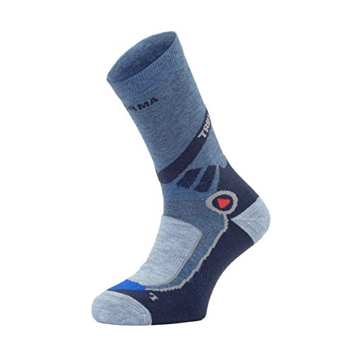 Enforma Men 'Royal Femme Chaussettes de randonnée Mountain Confort Small Bleu - Bleu