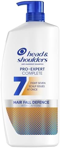 H&S Pro-Expert 7 Champú Anticaspa Anticaída 800ml con Cafeína, Co...
