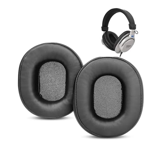 HTINDUSTRY Almohadillas de Repuesto Compatible con Roland RH-5 RH-300 RH-300V RH-200 RH-200S Auriculares Almohadillas con Cuero de proteína más Suave/Espuma de Memoria