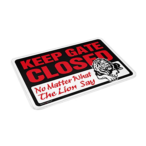 Paillasson Keep Gate Closed original pour chambre garçon