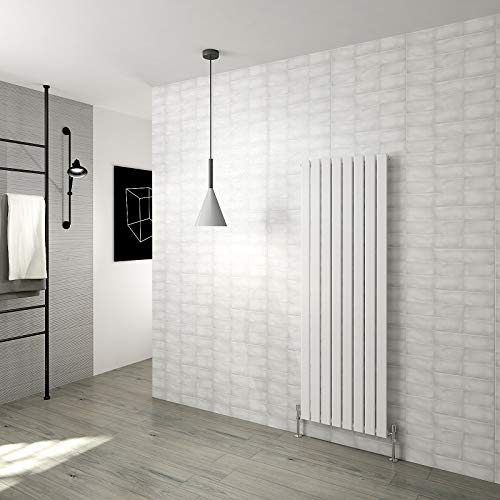 Vertical Radiator Flat Panel Designer Central Heating White Rads Single 1600x544mm