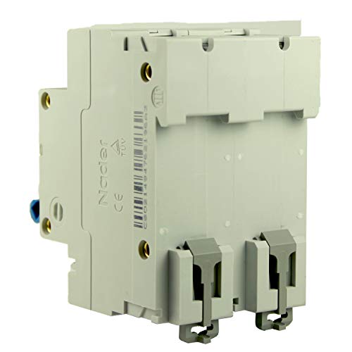 Asi Ndb1-125C100-2 Din Rail Mount High Current Circuit Breaker, 100 Amp, 2 Pole, 240Vac, 60 Vdc, C Trip Curve, Miniature Circuit Breaker #TOP1