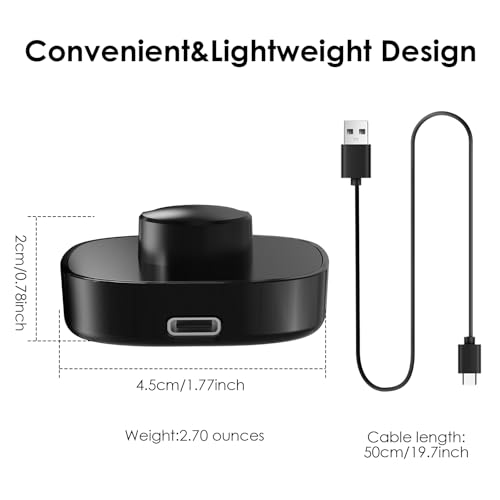 Cargador para Oura Ring Gen3 ideal para mesita de noche con cable USB-C 2