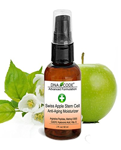 DNA Code®- Swiss Apple Stem Cell moisturizer w/Argireline, Matrixyl 3000, Hyaluronic Acid, CoQ10