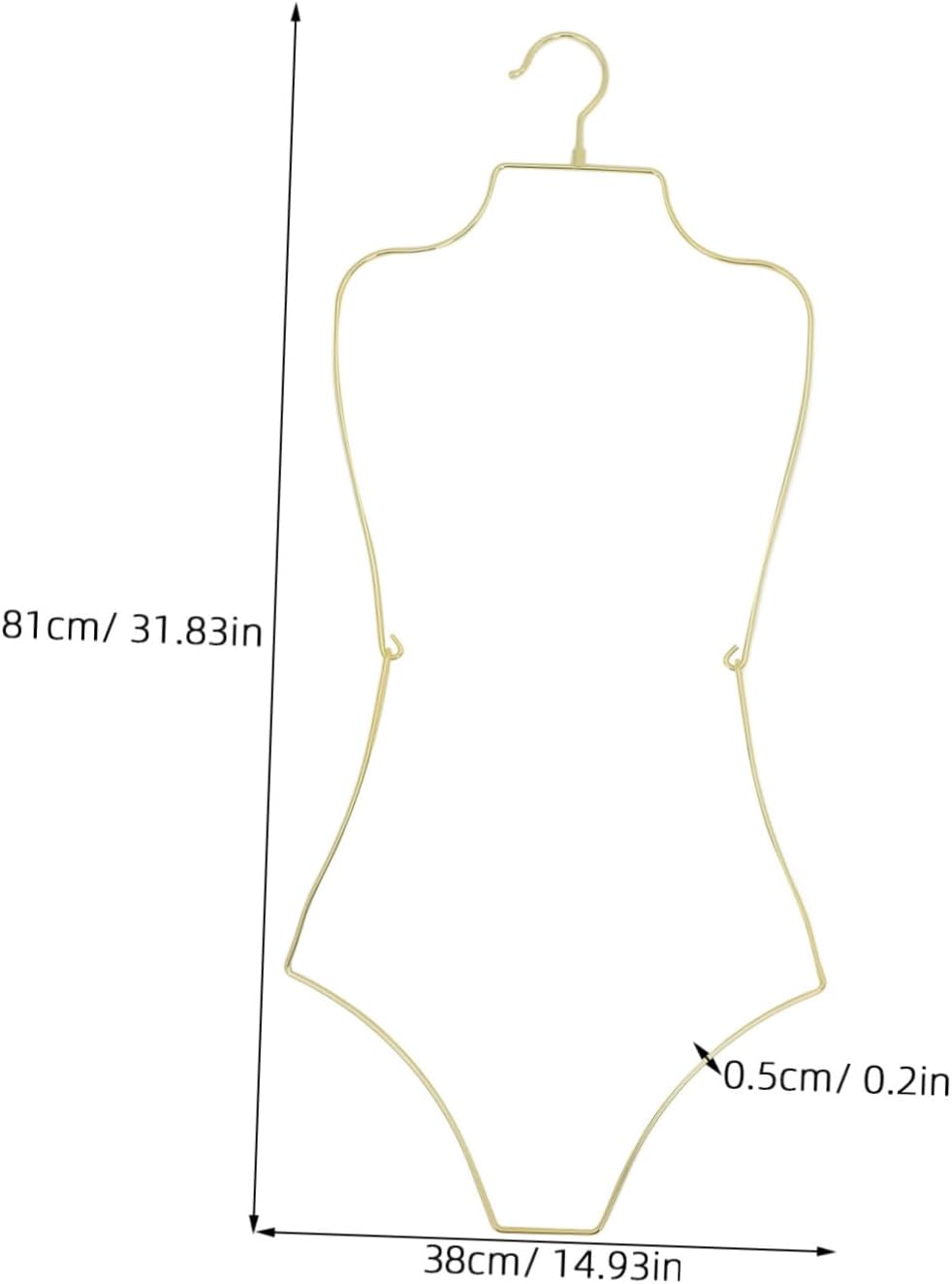 Alipis 2pcs Foldable Bikini Swimsuit Hanger Display Rack for Swimwear Non- Design for Adult Bikinis Suits