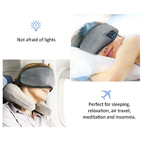 Andoer Fone de Ouvido Estéreo Sem Fio com Máscara para Dormir