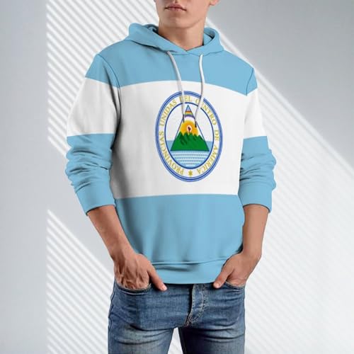 Zakqeik Men's Athletic Pullover Hoodies American-flag Hooded Sweatshirt with Pockets4