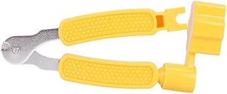 3 in 1 Guitar String Winder with for bridge Pin Puller and Change Wrench for Acoustic Electric Guitars Banjos Mandolins Repair Tool(Yellow)