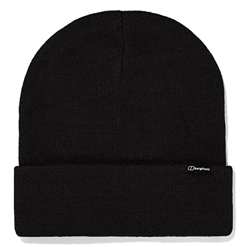 Berghaus Unisex Inflection Beanie Hat | Classic Fit, Black/Black