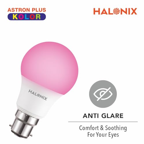 Image of HALONIX LED BULB ASTRON PLUS 9W B22 PINK PACK 2