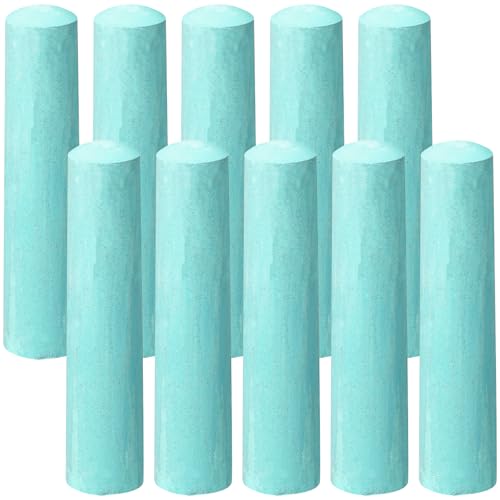 ywmigl 10 Pcs Sidewalk Chalks for Kids Non Toxic Jumbo Chalk for Party Gift Outdoor Art Classroom Play Painting (Green)