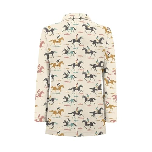 Men's Casual Blazer Business One Button Lapel Men Suit Jacket with Pockets Long Sleeve Sport Coat Regular Fit3