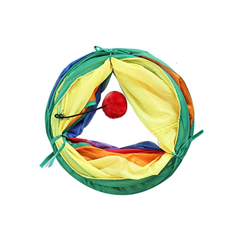 Tubo de juego para gatos plegable para optimizar espacio y diversión 6