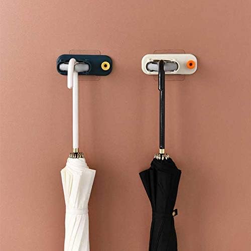 4pcs Bathroom Storage Rack Mop Holder Broom Hook Punch-free Cleaning Tools Organizer Home Gadget for Shop image 5