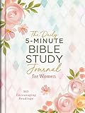 The Daily 5-Minute Bible Study Journal for Women: 365 Encouraging Readings