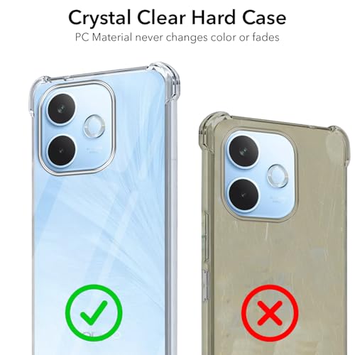 Image of Jkobi Shockproof Crystal-Clear Back Cover for Oppo A5 Pro (Anti Yellow Case | Drop & Camera Protection | Hard Polycarbonate)