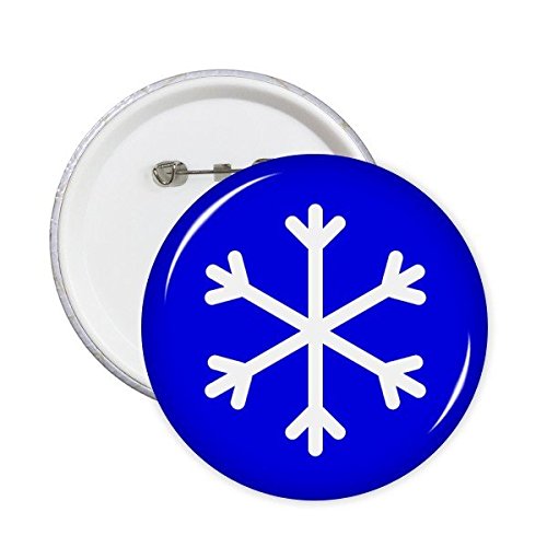 Badge rond panneau interdiction bleu pour personnaliser vos sacs à dos de ski