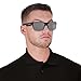 Oakley Mens OO9189 TwoFace Square Sunglasses, Matte Black/Chrome Iridium, 60 mm