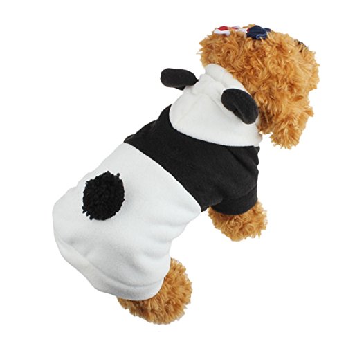 Bocideal mascotas perro gato perro ropa bonitas Panda Invierno calientes ropa Outwear abrigo