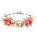 Polaire Couronne guirlande femmes bandeau cheveux bandeau fleur couronne florale bandeau Soie Coussin
