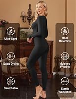 Thermal Underwear for Women Long Johns Base Layer Pajama Sets Cold Weather — image 2