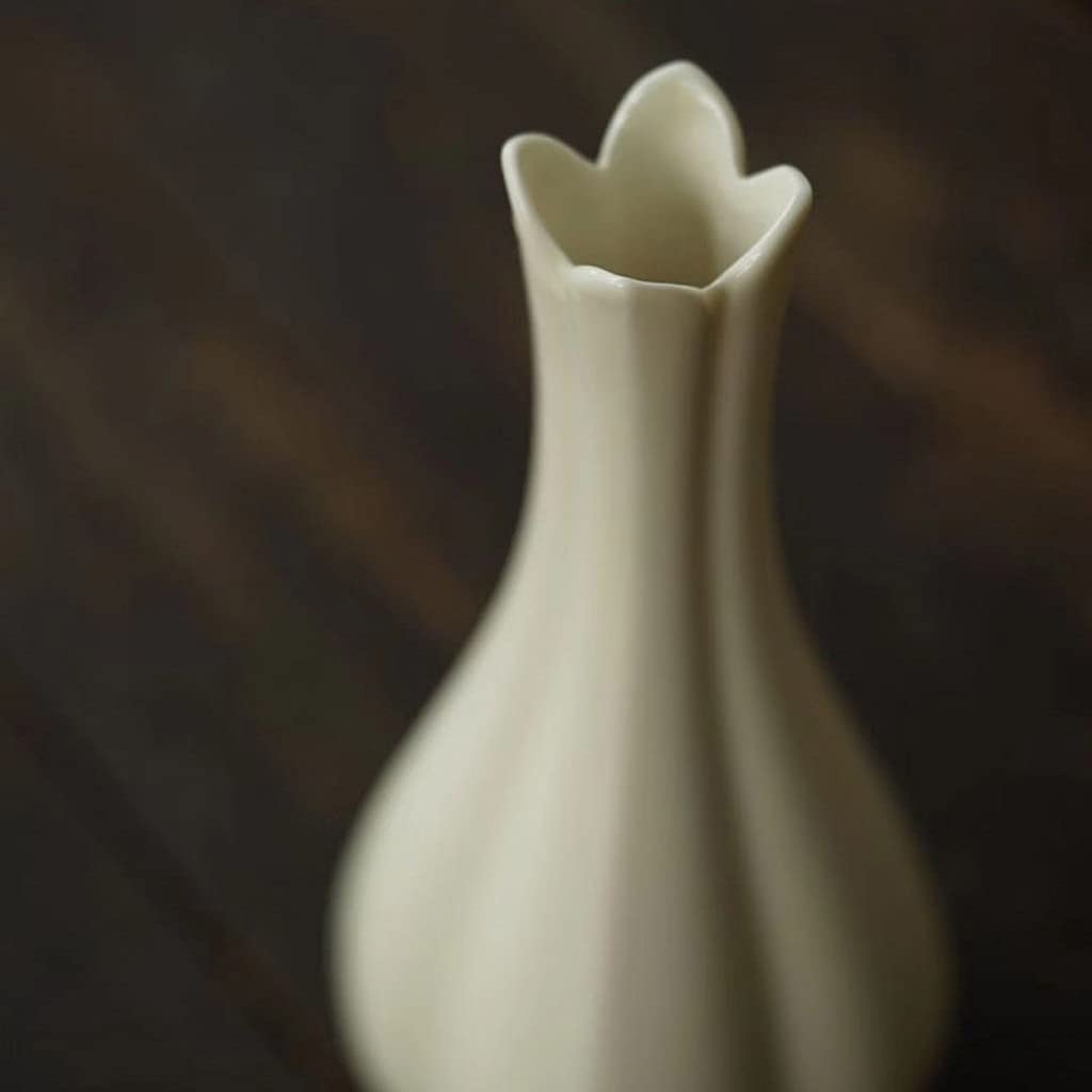 Trockenblumen-Keramikvase, grüne Pflanze, Neuer chinesischer Stil, Arbeitszimmer, Teeraum, humanistische ästhetische Dekoration