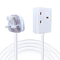 1 Way Socket: The extension lead is perfect for using when you only have one appliance that need to power, such as monitor, laptop, printer, coffee machine and so on. ideal for using in your home, offices or even outside in your garden with waterproo...