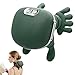 4D Nackenmassagegerät mit Wärme, Shiatsu Massagegerät, Massagegerät Nacken, kabelloses U-förmiges Massagekissen, 3 Massagegrade & 2 Temperaturstufen, für Zuhause, Büro, Reise (Stil 1)