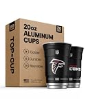 Top Cup NFL Atlanta Falcons Aluminum Party Cups, 20oz, 20 Count