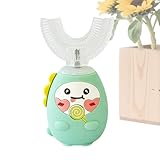 U-förmige Kinder-Zahnbürste, Vollmund, elektrische Zahnbürste mit 3 Modi, mit Timer, intelligentes Zahnreinigungswerkzeug für Schule, Reisen, Schlafsaal, Hotel