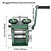 Generic Manual Jewelry Rolling Mill Machine, Hand Roller Mill, DIY Jewelry Making Gold Silver Press Wire Semicircle Flat Sheet Roller