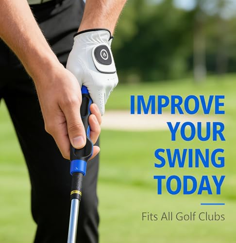 Golf Grip Trainer Attachment, Golf Club Training Grip Aid for Improved Hand Positioning — view 2