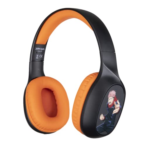 Casque Jujutsu Kaisen Konix Yuji sans fil Bluetooth 5.3 avec autonomie 30h