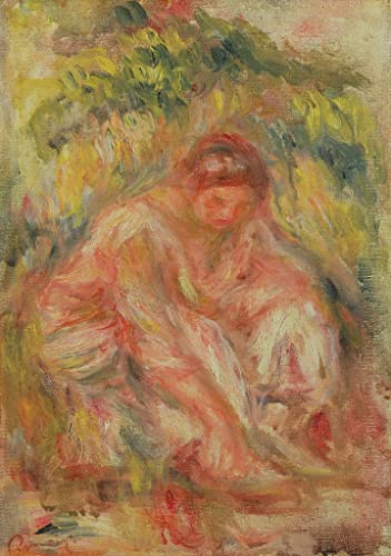 Affiche Renoir Femme au repos toile peinture à l'huile classique 60x90cm