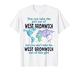 west bromwich football match Para mujeres y niñas impresionantes que son patrióticas y orgullosas de ser de West Bromwich, Inglaterra. No puedes sacar al West Bromwich de esta chica. ¿Vive o se mudó fuera de West Bromwich? Regalo para mudarse de West Bromwich. Divertido regalo patriótico West Bromwich.