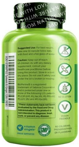 NATURELO Organic Turmeric Curcumin - BioPerine for Better Absorption - Curcuminoids, Black Pepper, Ginger Powder - Natural Relief for Stiff, Sore Joints - 240 Vegan Capsules