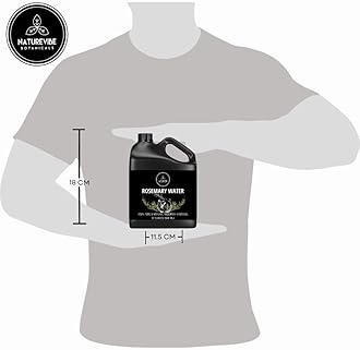 Naturevibe Botanicals Rosemary Water 32 Ounces | 100% Pure and Natural | Great for Skin Care and Hair Care