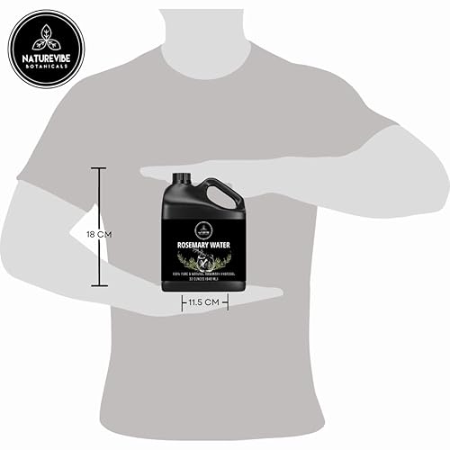 Miniatura 4 de Naturevibe Botanicals - Agua de romero, 100% pura y natural, ideal para el cuidado de la piel y el cuidado del cabello, 32 onzas