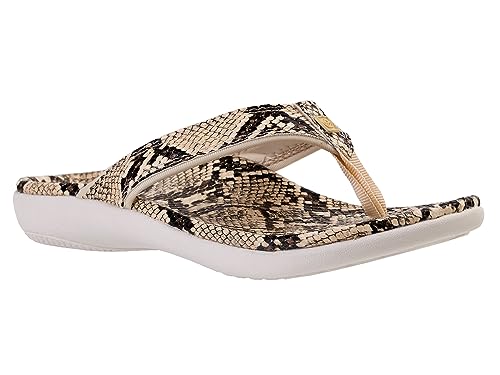 Sandalias Yumi de Spenco para mujer        , el calzado crema ideal de descanso en talla 39.5 EU ancho.