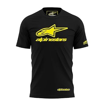 Alpinestars Corporate Tee – T-Shirt Uomo In Morbido Cotone – Con Logo Stampato Sul Petto – Progettata In California