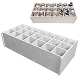 Sanfurney Paint Storage Tray, 21 Compartment Arts and Crafts Supply Storage Paint Organization