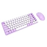 [Thème coloré] Doté de touches multicolores vibrantes avec un design rond rétro, ce clavier offre une expérience de frappe visuellement attrayante et tactile.Les touches amovibles permettent une personnalisation DIY pour correspondre à votre style.