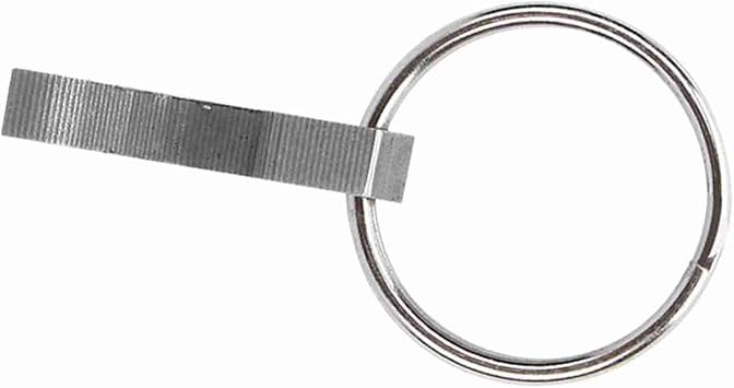 Drfeify Portable Metal Bottle Opener, Stainless Steel Keychains Bottle Opener Mini Corkscrew Key Rings Beers Outdoor BBQ