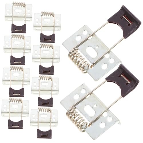 DOITOOL Sturdy Metal Plastic Spring Clips for Recessed Lights Led Panel Light Hold-down Clips