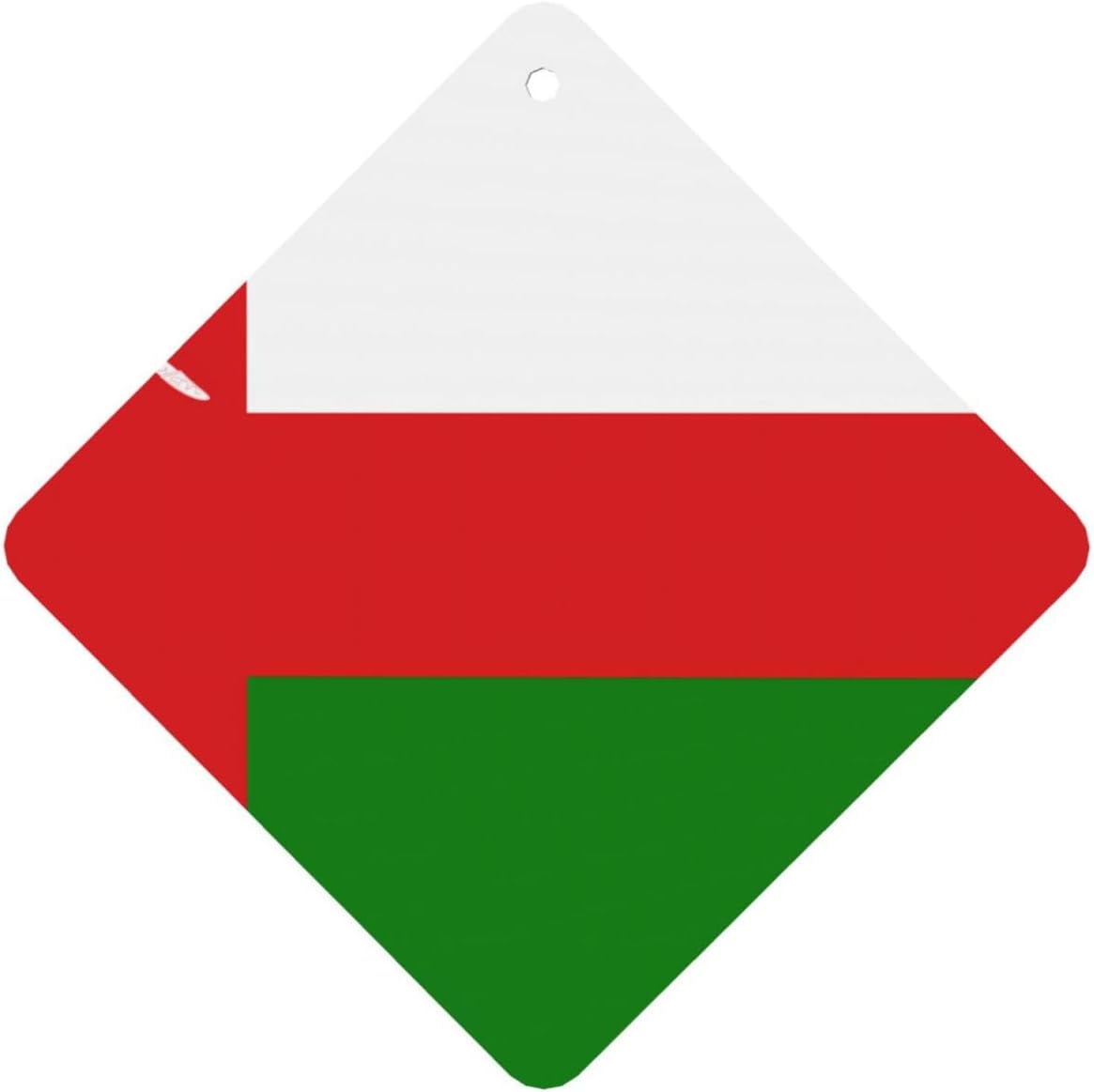 Flag Of Oman Car Air Fresheners Cards - 6 Pieces,Cardstock Scented Decor For Cars,Bedrooms, Closets