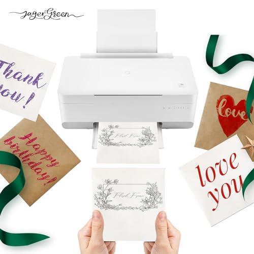 JAGERGREEN 50 Stück Briefumschläge kraftpapier Quadratisch 15x15 Weiß, 155x155 mm 120 g/m² Umschläge Nassklebung, Briefumschlag ohne Fenster Selbstklebend, Kuvert für Grußkarten, Einladung, Hochzeit